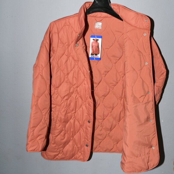 32 Degrees Ladies' Quilted Navy PInk jacket - Picture 4 of 5